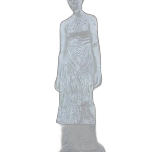 dress, staff, jewelry, 3d render transparent PNG cut-out