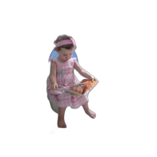 dress, creature, hat, staff transparent PNG cut-out