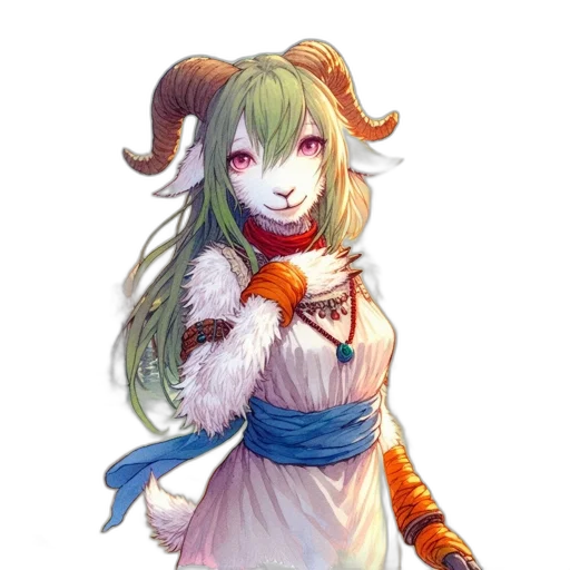 staff, dragon, dress, mask transparent PNG cut-out