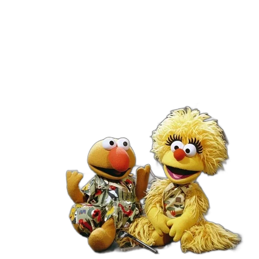 bert, big, bird, sesame transparent PNG cut-out