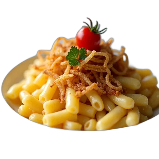 food, crown, photorealistic, 3d render transparent PNG cut-out