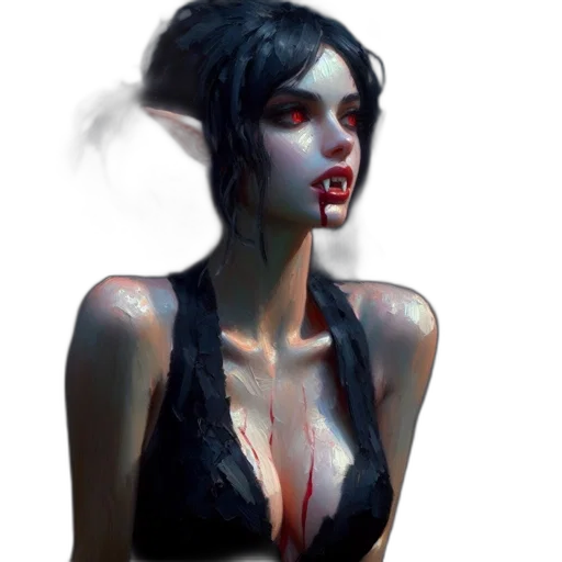 face, concept art, fantasy art, pixel art transparent PNG cut-out