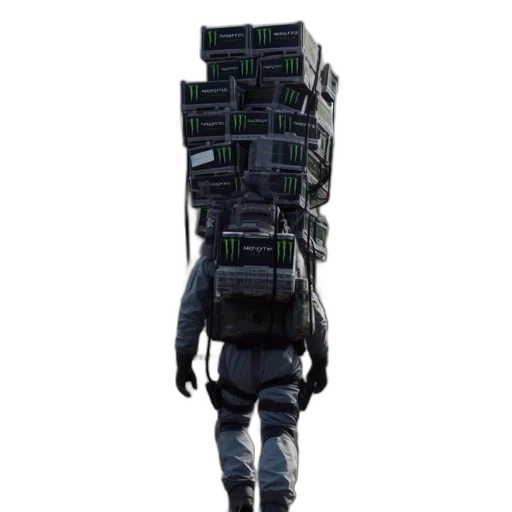 jacket, robot, creature, mask transparent PNG cut-out