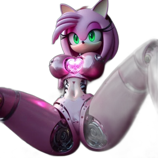 robot, weapon, 3d render, concept art transparent PNG cut-out