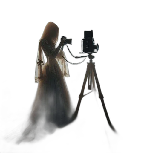 dress, staff, weapon, robot transparent PNG cut-out