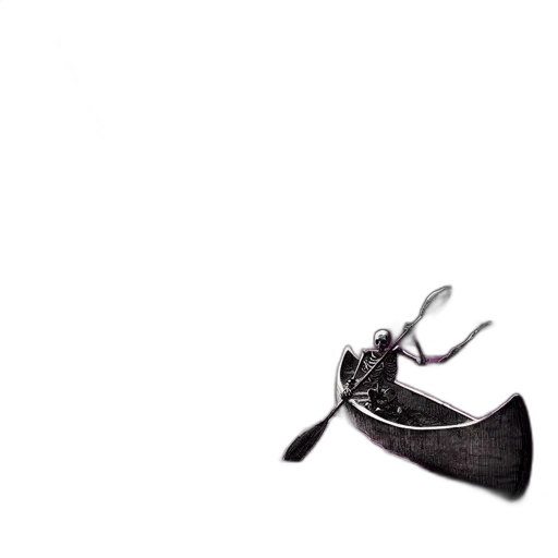 shoes, hat, weapon, staff transparent PNG cut-out