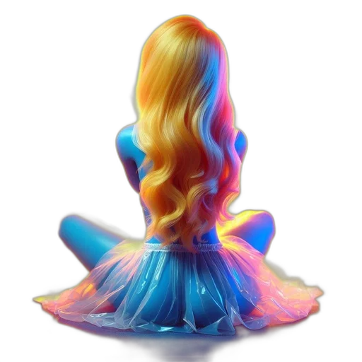 hair, dress, crown, flower transparent PNG cut-out