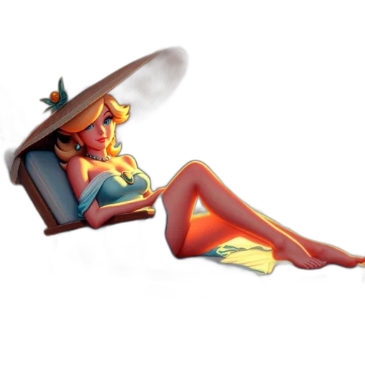 hat, concept art, 3d render, fantasy art transparent PNG cut-out