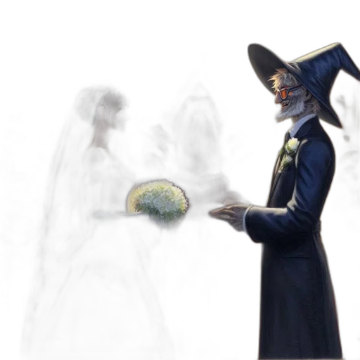 hat, crown, mask, staff transparent PNG cut-out