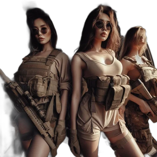 concept art, comic book art, 3d render, fantasy art transparent PNG cut-out