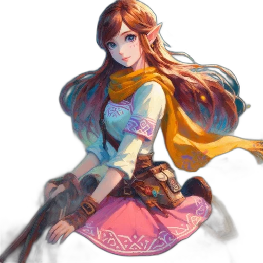 sword, staff, weapon, dress transparent PNG cut-out