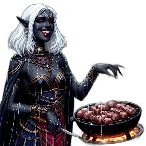 food, fantasy art, concept art, comic book art transparent PNG cut-out