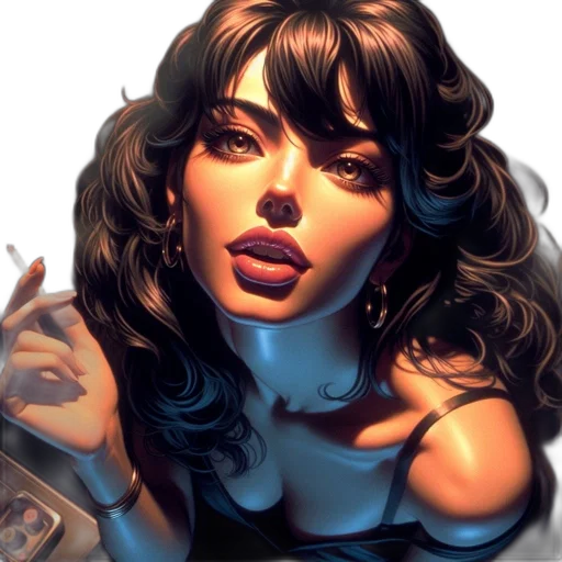 jewelry, comic book art, fantasy art, photorealistic transparent PNG cut-out