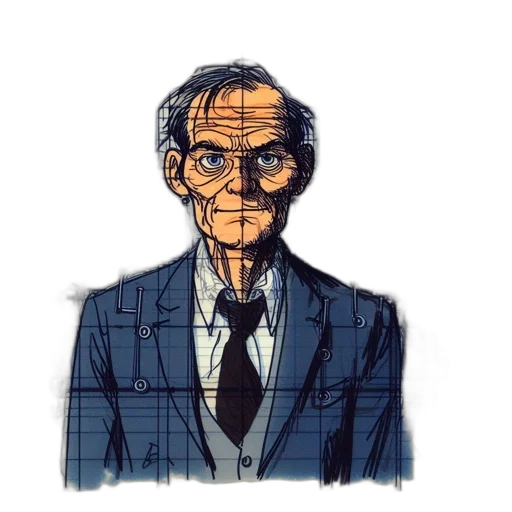 face, jacket, mask, comic book art transparent PNG cut-out