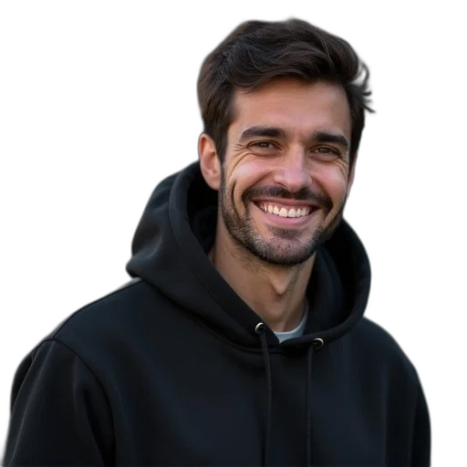 face, staff, jacket, animal transparent PNG cut-out