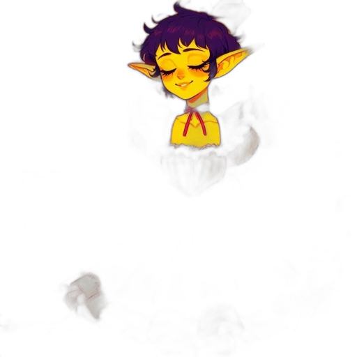 dragon, creature, staff, mask transparent PNG cut-out
