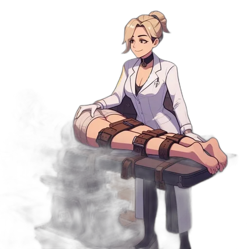 staff, dress, jacket, weapon transparent PNG cut-out