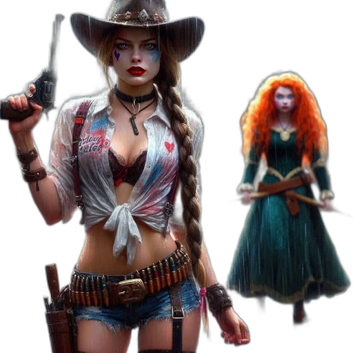 concept art, fantasy art, comic book art, 3d render transparent PNG cut-out