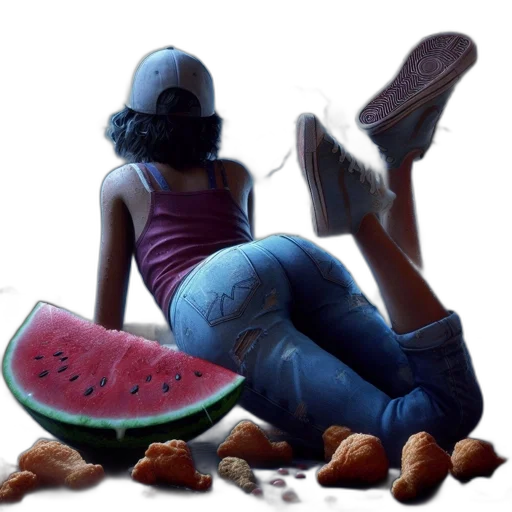 shoes, food, hat, mask transparent PNG cut-out