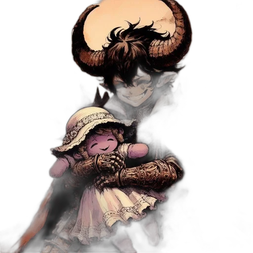 hat, mask, dragon, dress transparent PNG cut-out
