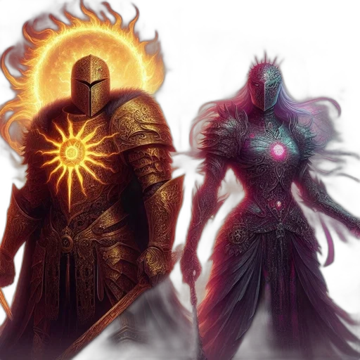 fantasy art, concept art, comic book art, 3d render transparent PNG cut-out