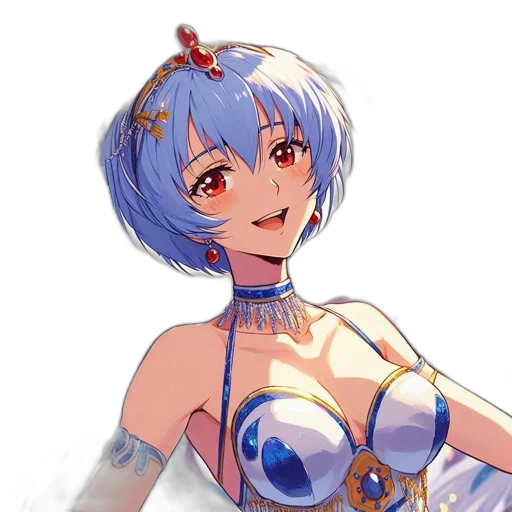 robot, dress, crown, weapon transparent PNG cut-out