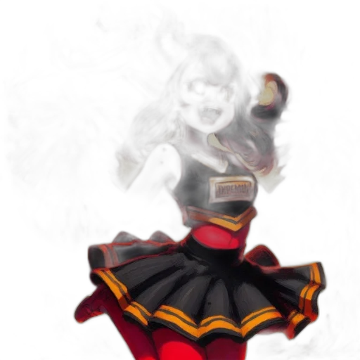 dress, crown, mask, staff transparent PNG cut-out