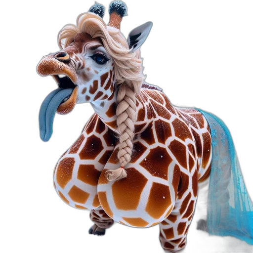 animal, creature, hat, staff transparent PNG cut-out