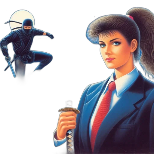 robot, jacket, staff, face transparent PNG cut-out