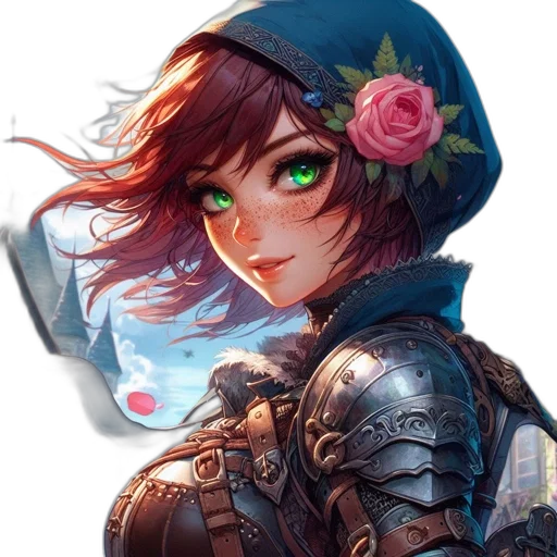 weapon, sword, face, crown transparent PNG cut-out