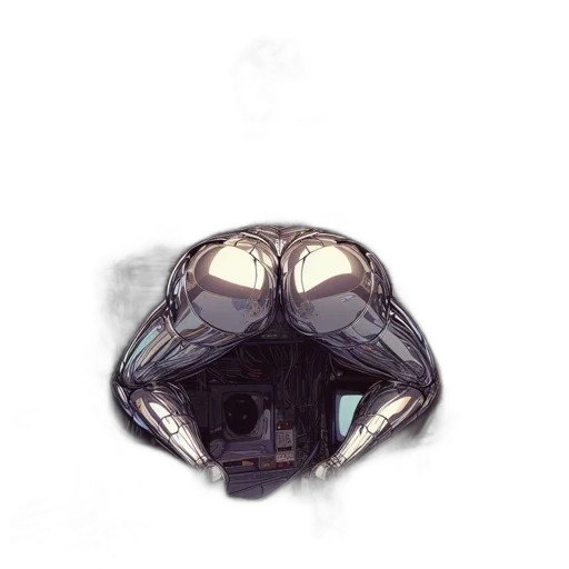 mask, face, jacket, robot transparent PNG cut-out