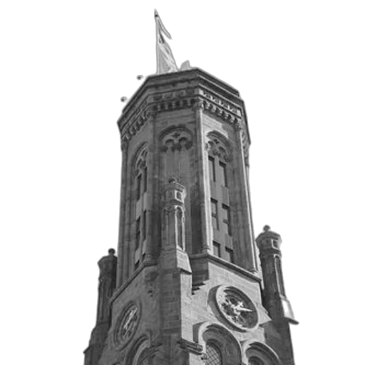 building, staff, face, crown transparent PNG cut-out