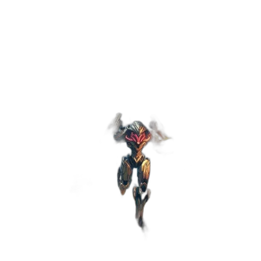 dragon, robot, weapon, staff transparent PNG cut-out