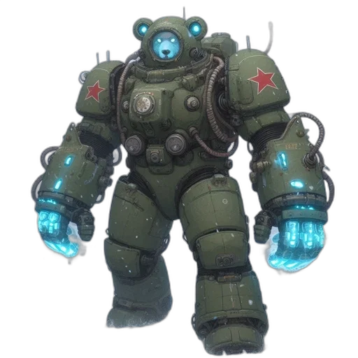 robot, creature, weapon, concept art transparent PNG cut-out