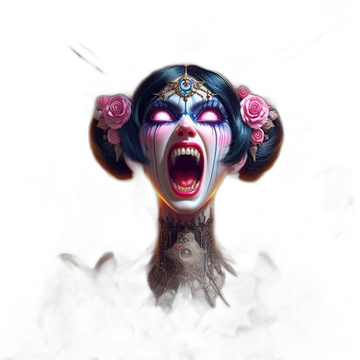 mask, face, creature, staff transparent PNG cut-out