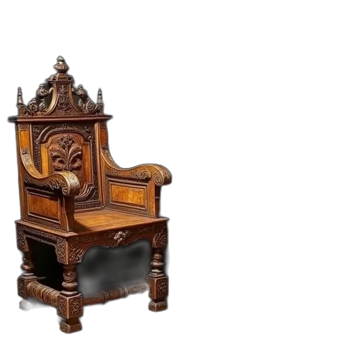 furniture, crown, jewelry, staff transparent PNG cut-out