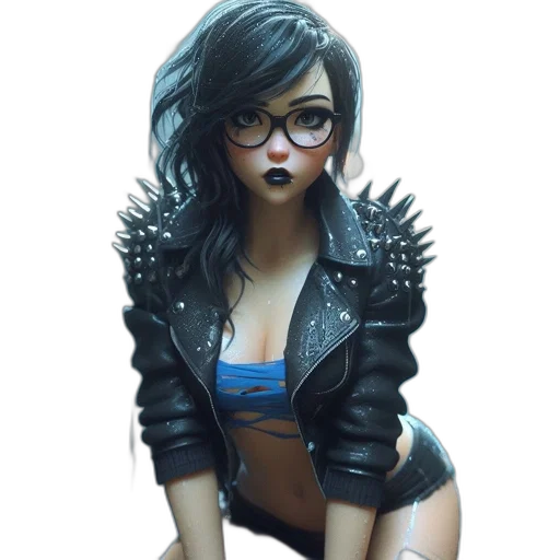 jacket, concept art, fantasy art, 3d render transparent PNG cut-out