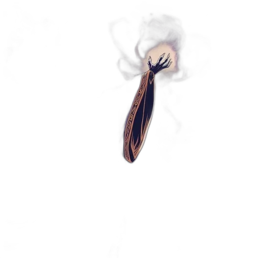 hair, staff, weapon, jewelry transparent PNG cut-out