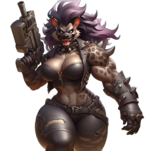 weapon, concept art, cyberpunk, comic book art transparent PNG cut-out