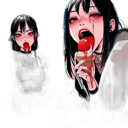 food, creature, face, concept art transparent PNG cut-out