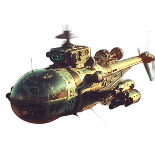 weapon, concept art, 3d render, fantasy art transparent PNG cut-out