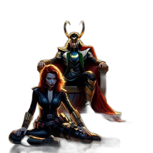 concept art, comic book art, 3d render, fantasy art transparent PNG cut-out