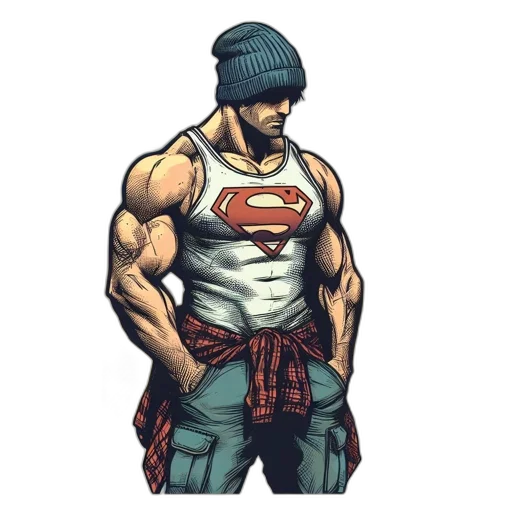 comic book art, concept art, pixel art, cartoon transparent PNG cut-out