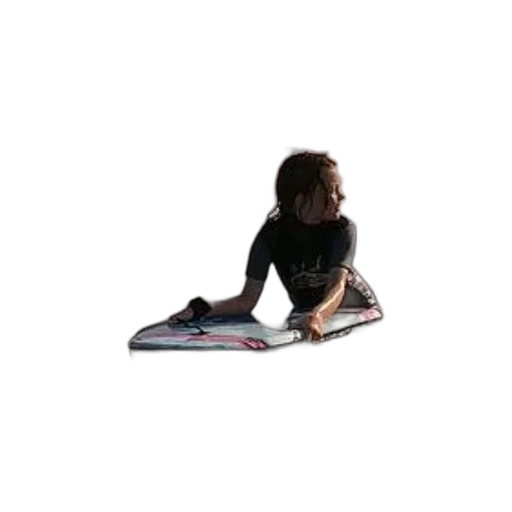 shoes, person, wetsuit, floating transparent PNG cut-out