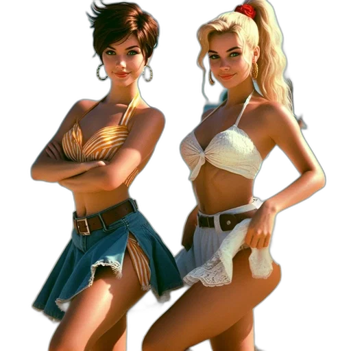 vaporwave, concept art, photorealistic, beach transparent PNG cut-out
