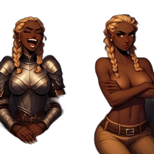concept art, fantasy art, pixel art, comic book art transparent PNG cut-out