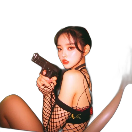 weapon, animal, staff, cyberpunk transparent PNG cut-out