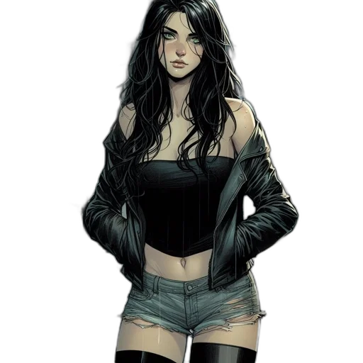 jacket, comic book art, concept art, cartoon transparent PNG cut-out