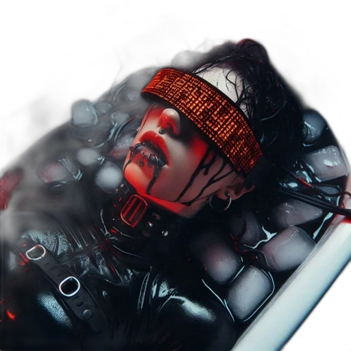 mask, jacket, hat, robot transparent PNG cut-out