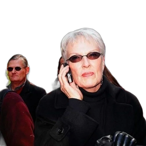 staff, jacket, woman, sunglasses transparent PNG cut-out